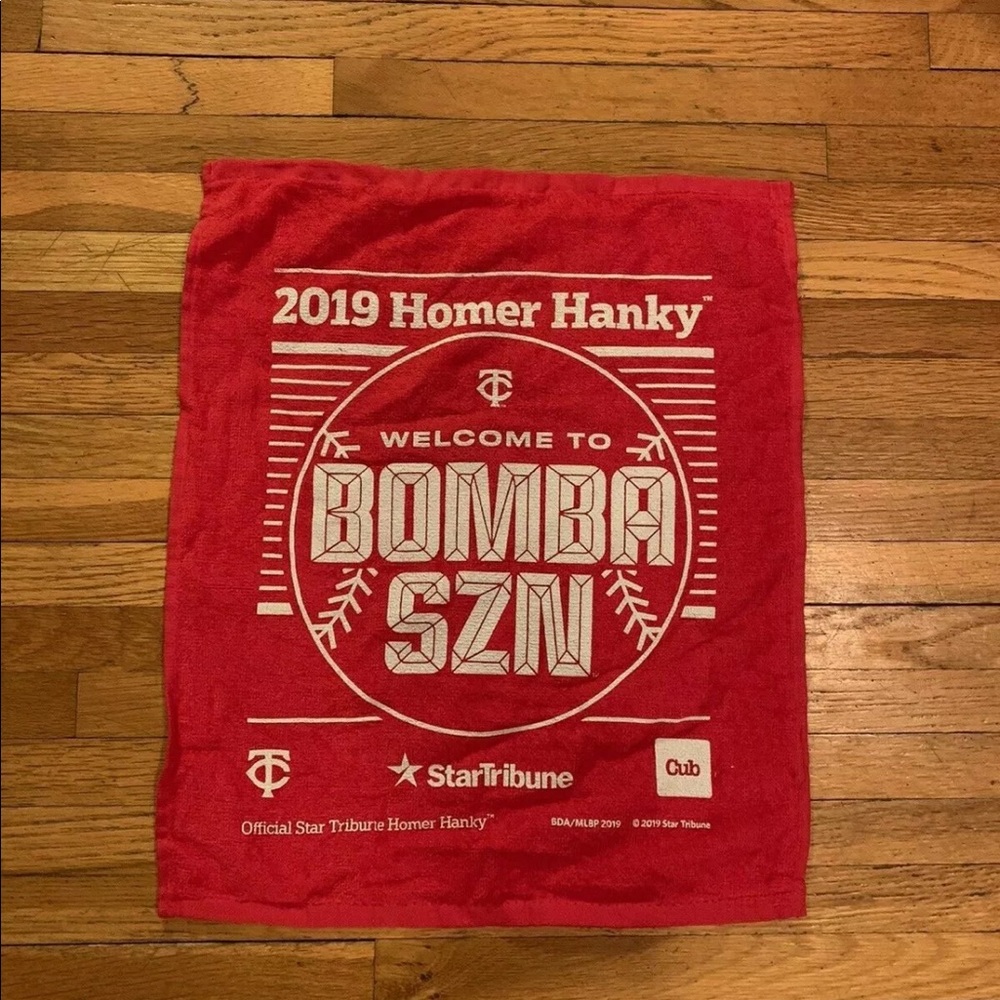 2019 MINNESOTA TWINS Homer Hanky BOMBA Rally Towel
